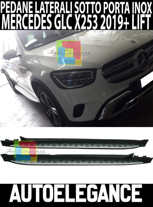 PEDANE LATERALI MERCEDES GLC X253 SUV LIFT 2019+ SOTTOPORTA SPORTIVO AMG