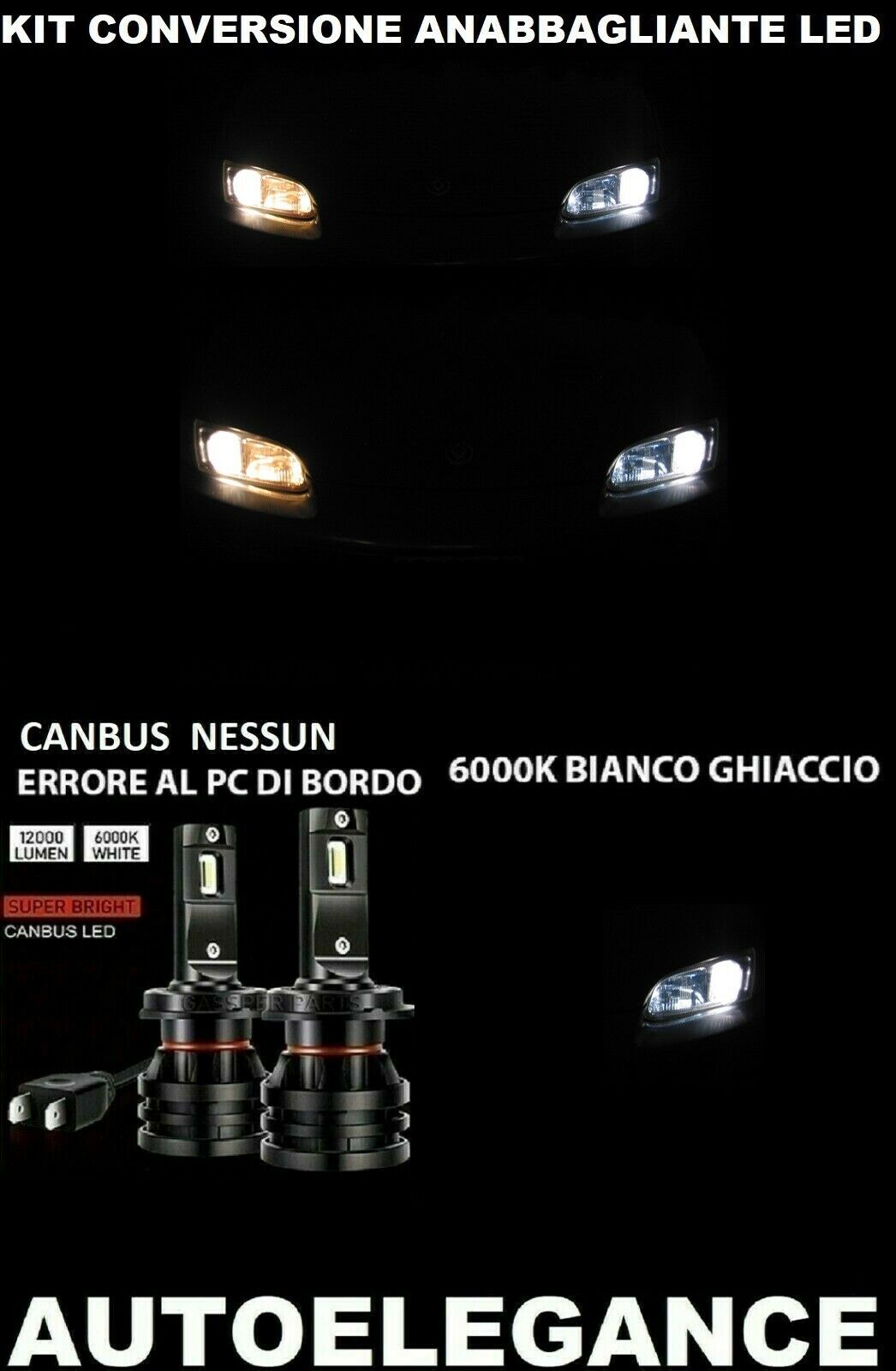 MAZDA XEDOS 6 LED LOW BEAM LAMPS 16.000LM CAMBUS 0032