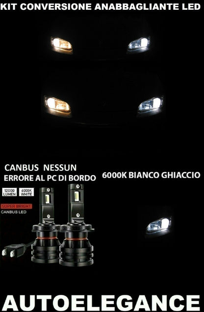 MAZDA XEDOS 6 LED LOW BEAM LAMPS 16.000LM CAMBUS 0032