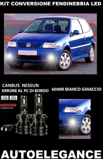 VW POLO 6N LED FOG LIGHTS 10.000LM CAMBUS 0032