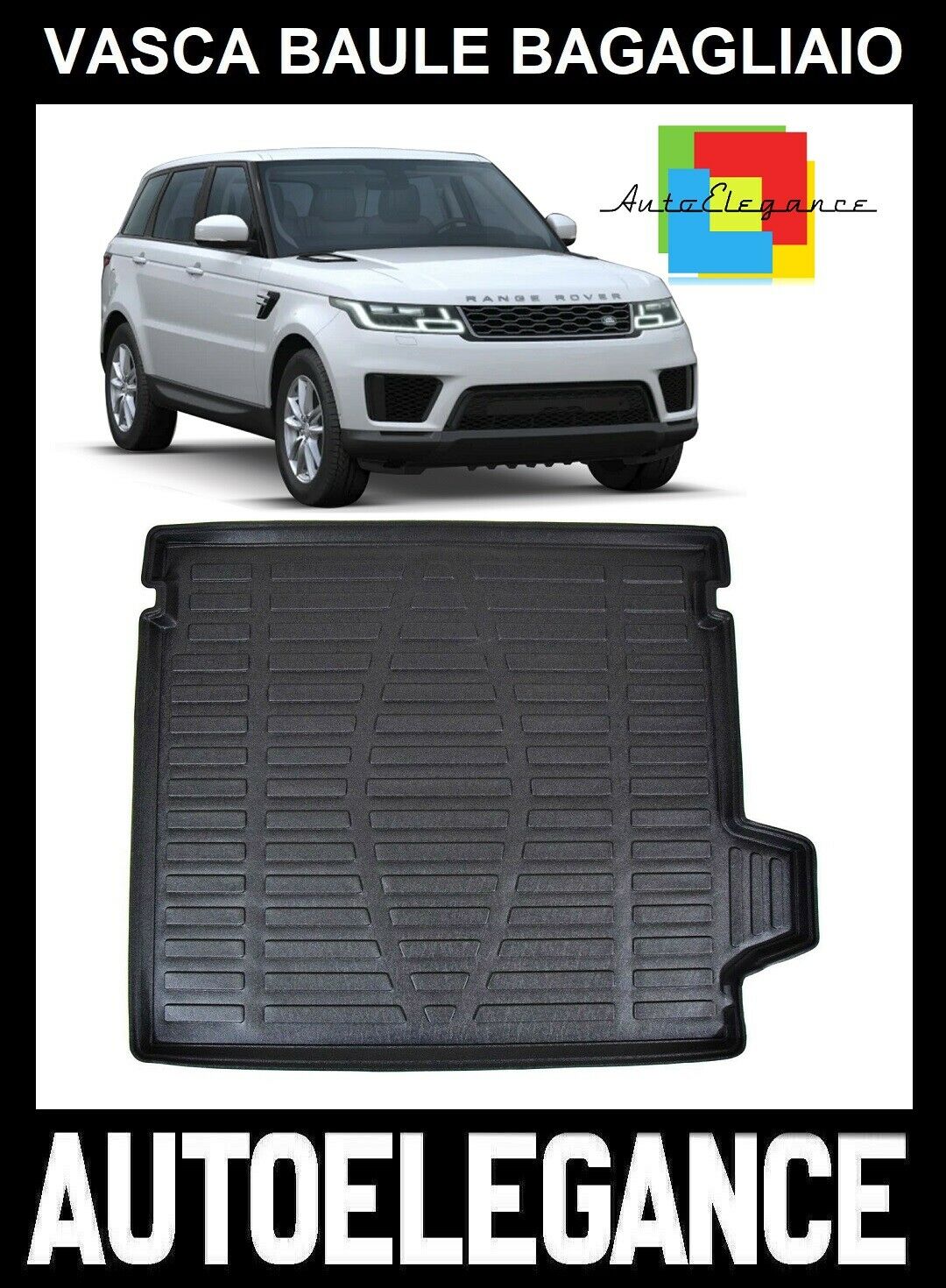 TRUNK LINER RUBBER CARPET SUPERGRIP RANGE ROVER SPORT 2013+ 0032