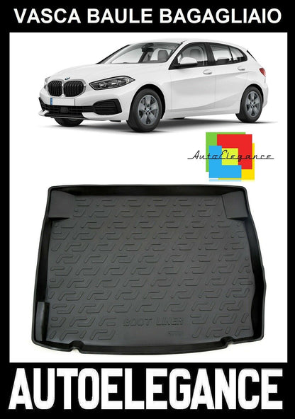 VASCA BAULE BAGAGLIAIO TAPPETO GOMMA SUPERGRIP BMW SERIE 1 F20 2011-2019 -AT-