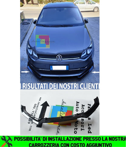 FRONT SPLITTER VW POLO 6R / 6C 2009-2017