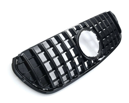 MERCEDES CLASSE X W470 2017+ GRIGLIA ANTERIORE MASCHERINA PROFILI NERI AMG LOOK