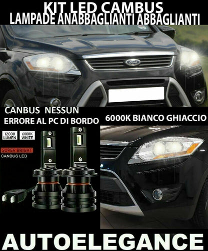 FORD KUGA MK1 I LED LOW BEAM HEADLIGHTS 16.000LM CAMBUS 0032