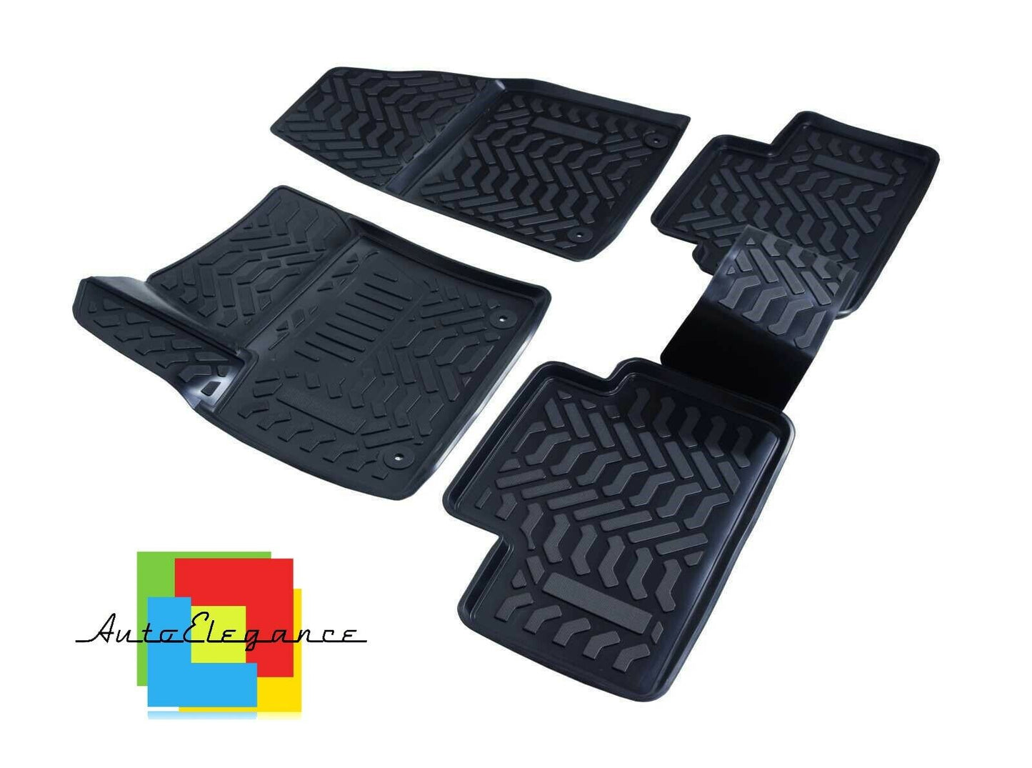CUSTOM RUBBER CAR INTERIOR MATS SET VOLVO XC40 2016+ -AT-