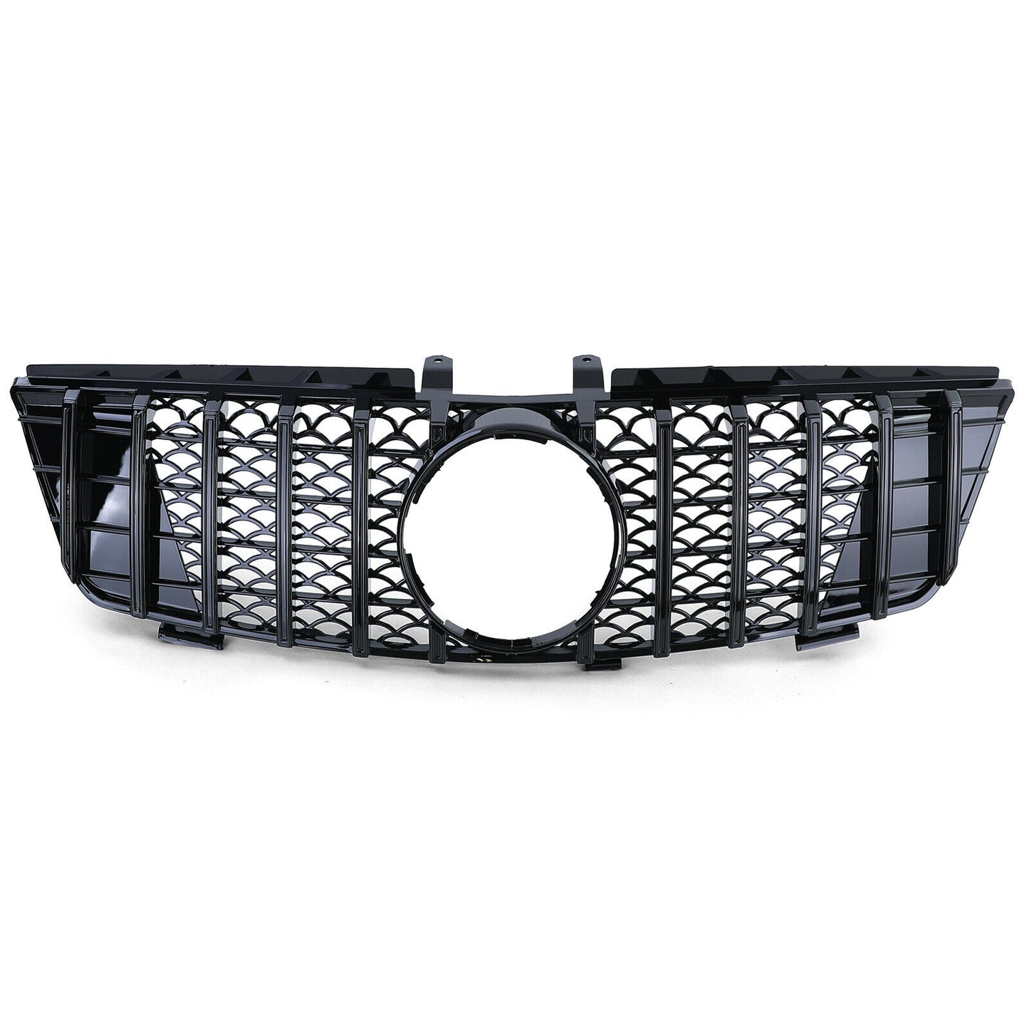 MERCEDES ML W164 2005-2008 AMG FRONT GRILLE BLACK PROFILES AMG PANAMERICA