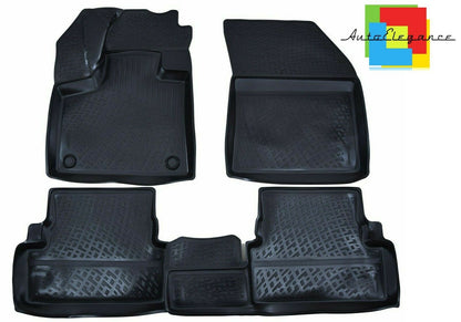 CUSTOM RUBBER CAR INTERIOR MATS SET FOR PEUGEOT 3008 SUV 2017+ -AT-