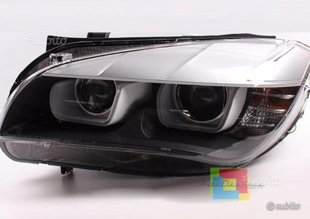 ANGEL EYES HEADLIGHTS BMW X1 E84 2009-2012 COMPLETE WITH LED KIT