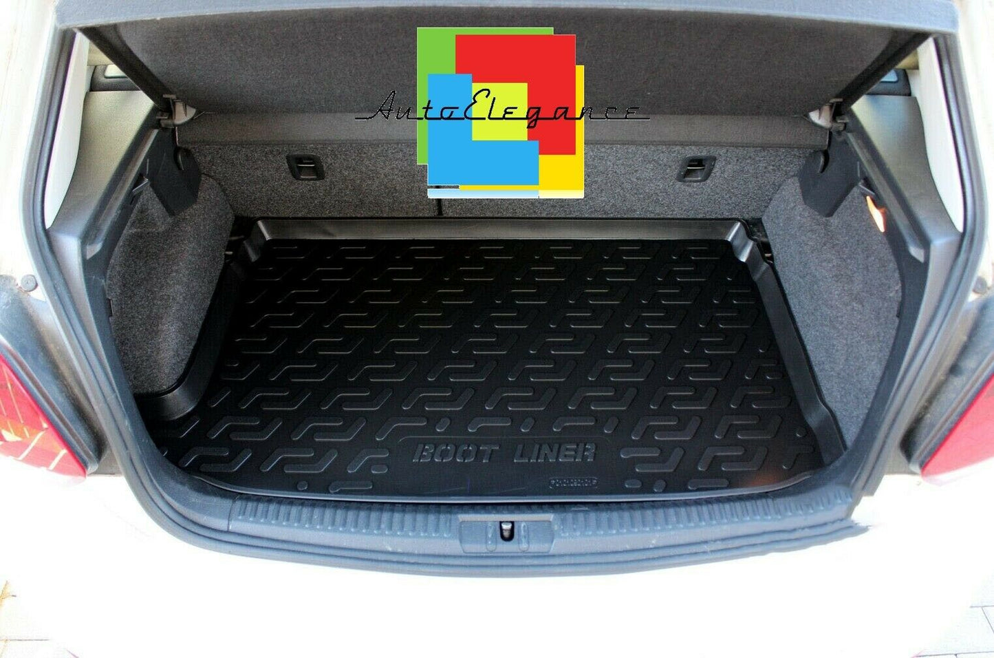 VASCA BAULE BAGAGLIAIO TAPPETO GOMMA SUPERGRIP VW POLO V 2009-2017 -AT-