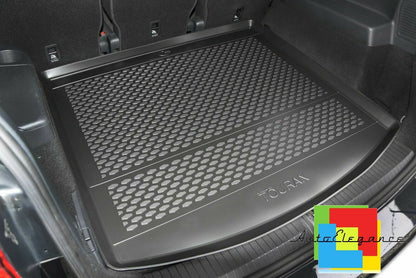 TRUNK LINER RUBBER CARPET SUPERGRIP VW TOURAN III 2015+ 0032
