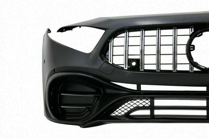 FRONT BUMPER MERCEDES A-CLASS W177 2018+ AMG A45 LOOK WITH SATIN GRILLE