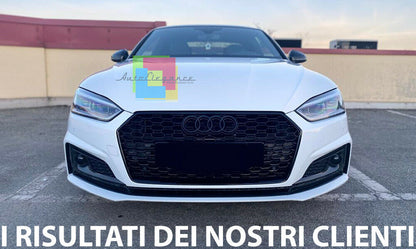 GRIGLIA ANTERIORE AUDI A5 F5 2016+ CALANDRA S5 RS5 QUATTRO NERO NIDO D'APE