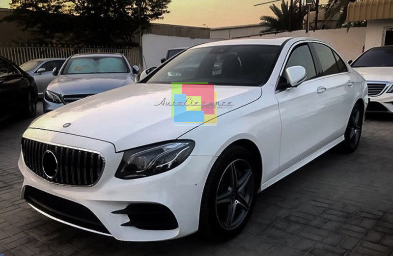 GRIGLIA ANTERIORE AMG PANAMERICANA MERCEDES CLASSE E W213 2016+ BLACK EDITION