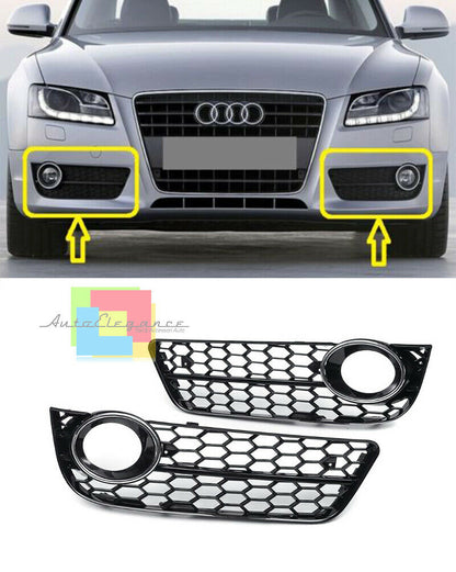 GRIGLIE FENDINEBBIA AUDI A5 2007-2011 COUPE SPORTBACK RS5 IN ABS NIDO D'APE