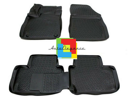 CUSTOM RUBBER CAR INTERIOR MATS SET RENAULT TALISMAN 2016+ -AT-