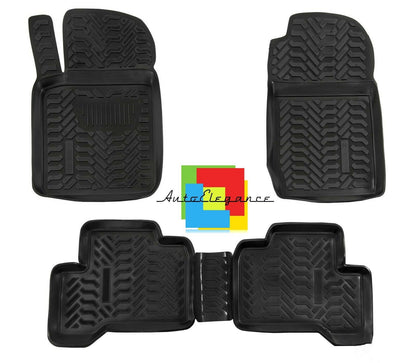 SET OF CUSTOM RUBBER CAR INTERIOR MATS FOR SUZUKI GRAND VITARA 3 DOORS -AT-