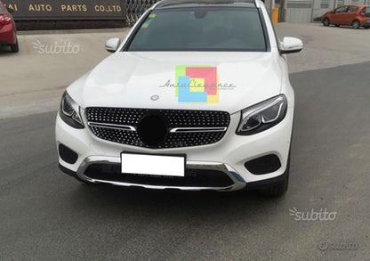 Mercedes glc 2015+ griglia anteriore nera amg