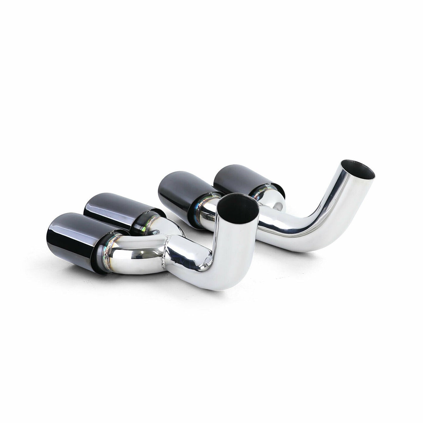 MERCEDES G-CLASS W463 1989-2015 AMG LOOK EXHAUST PIPE STAINLESS STEEL BLACK