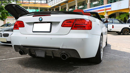 SPOILER POSTERIORE COFANO PER BMW SERIE 3 E92 LOOK M SPORT NERO LUCIDO .-V