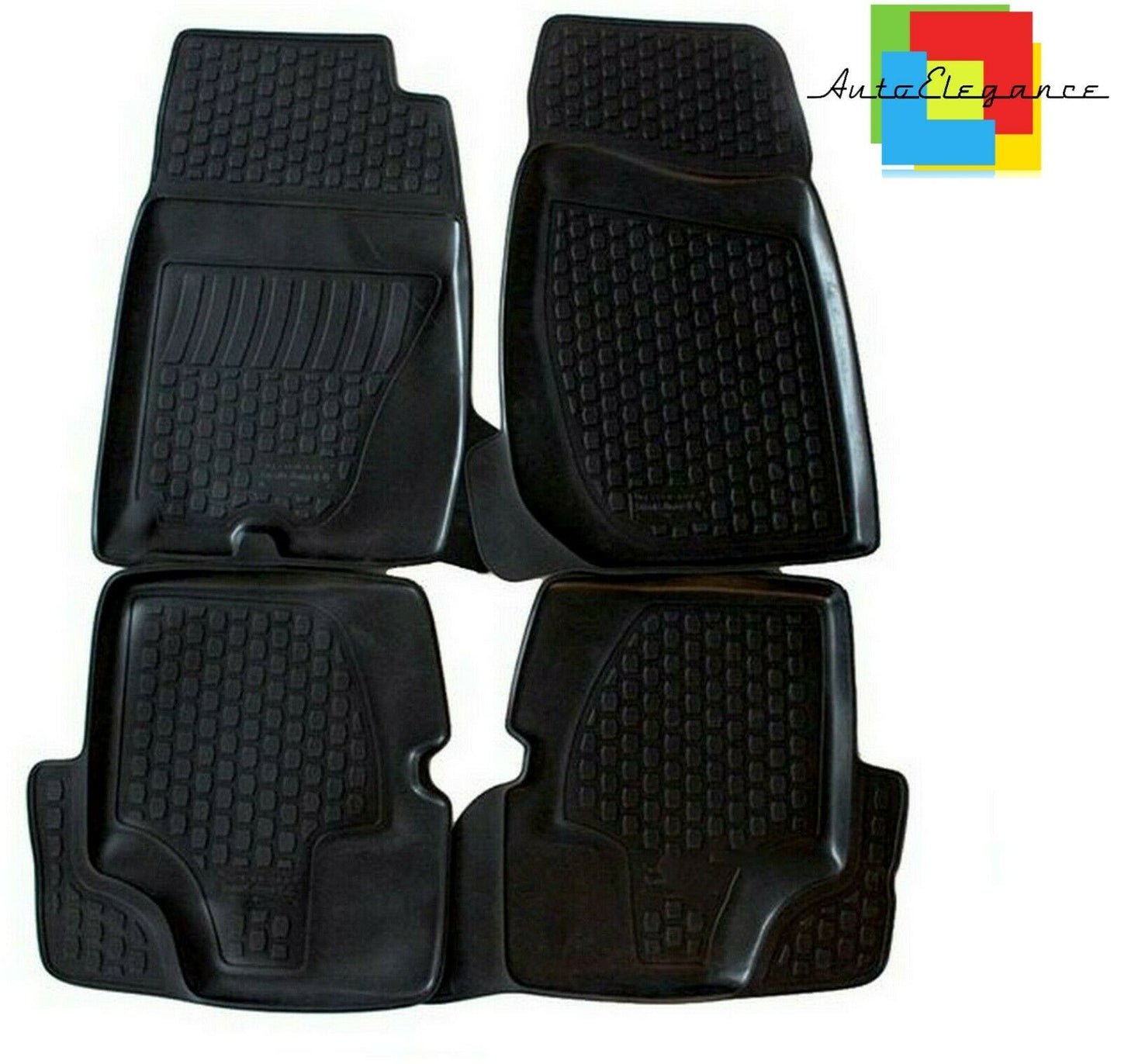 SET TAPPETINI INTERNI AUTO IN GOMMA SU MISURA SUZUKI JIMNY 1998-2018 -AT-