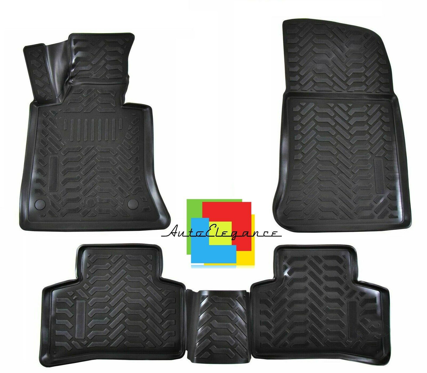 CUSTOM RUBBER CAR INTERIOR MATS SET MERCEDES GLK X204 2008-2016 -AT-