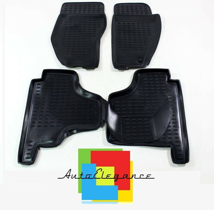 CUSTOM RUBBER CAR INTERIOR MATS SET FOR HUMMER H3 2005-2010 -AT-
