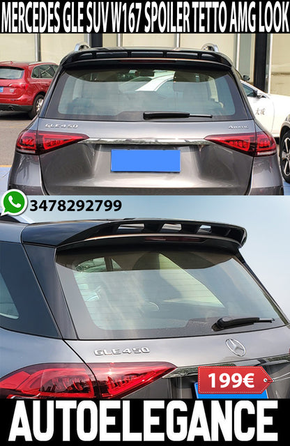 MERCEDES GLE W167 SUV FROM 2018+ ROOF SPOILER SPORTY LOOK AMG ABS