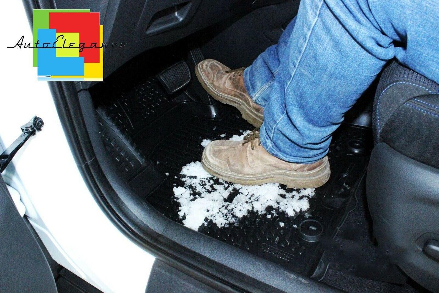 SET TAPPETINI INTERNI AUTO IN GOMMA SU MISURA FIAT BRAVO 2006+ -AT-