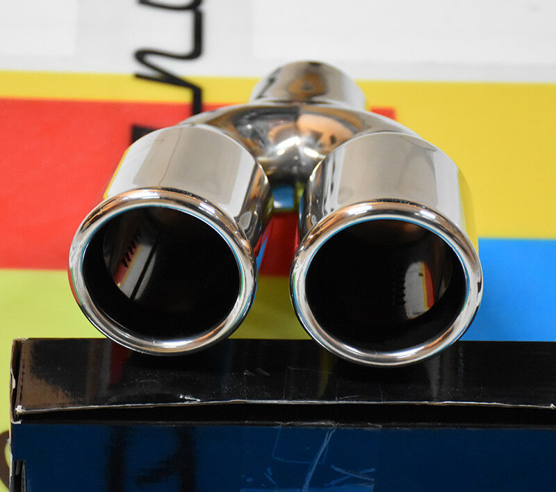 BMW SERIE 4 F32 F33 F36 TERMINALI DI SCARICO CROMATI INOX DOPPIO USCITA INOX AUTOELEGANCERICAMBI