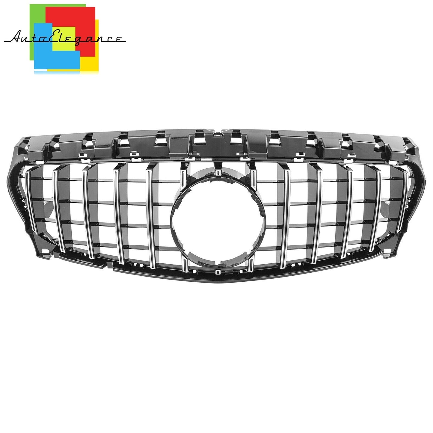 FRONT GRILLE CLA C117 A117 W117 GT LOOK CHROME NEWS
