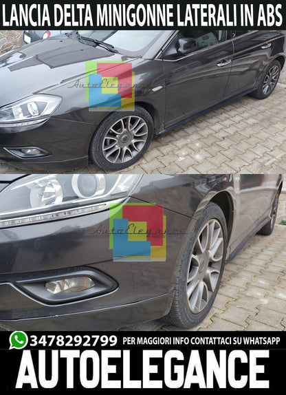 ABS SIDE SKIRTS FOR LANCIA DELTA 2008-2014 SPORTS DOOR SKIRTS