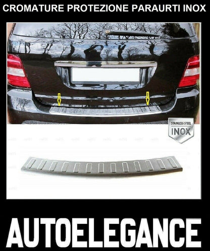 CROMATURA PROTEZIONE PARAURTI POST. MERCEDES ML W164 2005-2011 INOX ADESIVO 0032 AUTOELEGANCERICAMBI