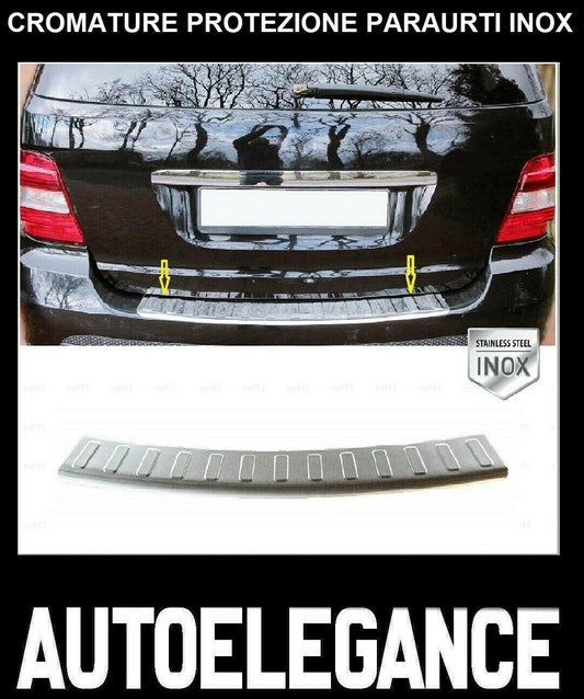CROMATURA PROTEZIONE PARAURTI POST. MERCEDES ML W164 2005-2011 INOX ADESIVO 0032 AUTOELEGANCERICAMBI
