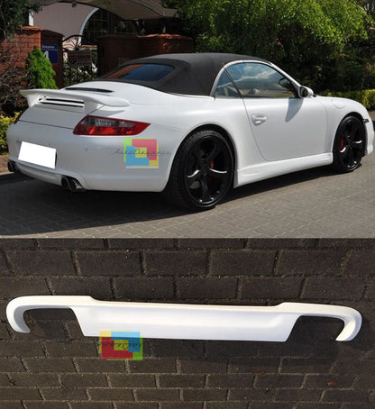 SOTTO PARAURTI PORSCHE 911 997 DIFFUSORE POSTERIORE LOOK SPORTIVO