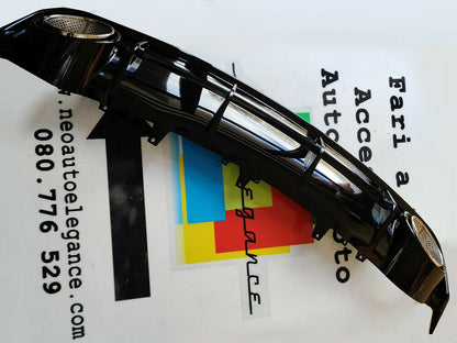 SOTTO PARAURTI POSTERIORE E TERMINALI AUDI A6 4G 2015-2018 SLINE DIFFUSORE RS6