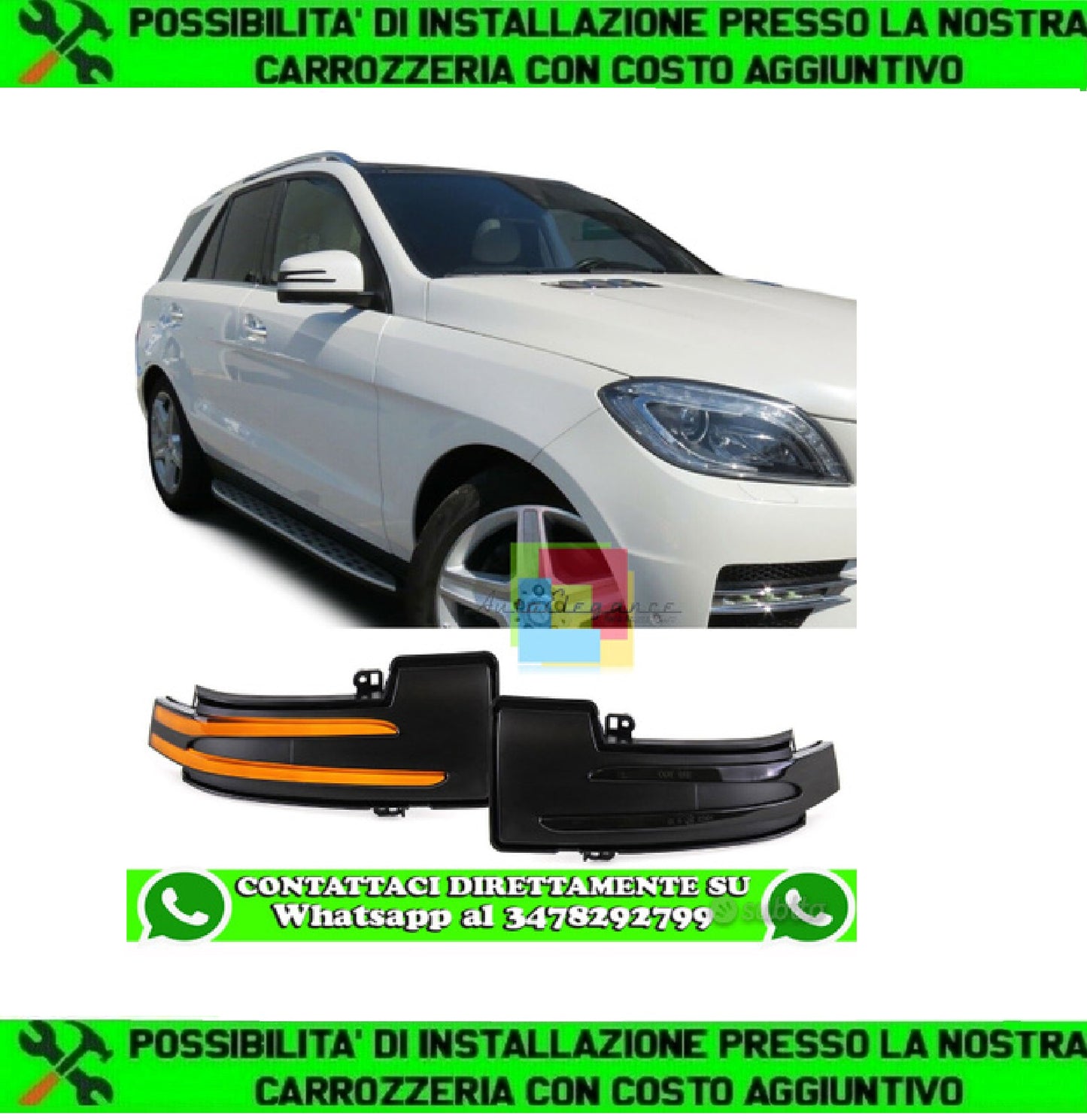 MERCEDES W164 / W166 / W563 FRECCE DINAMICHE A LED