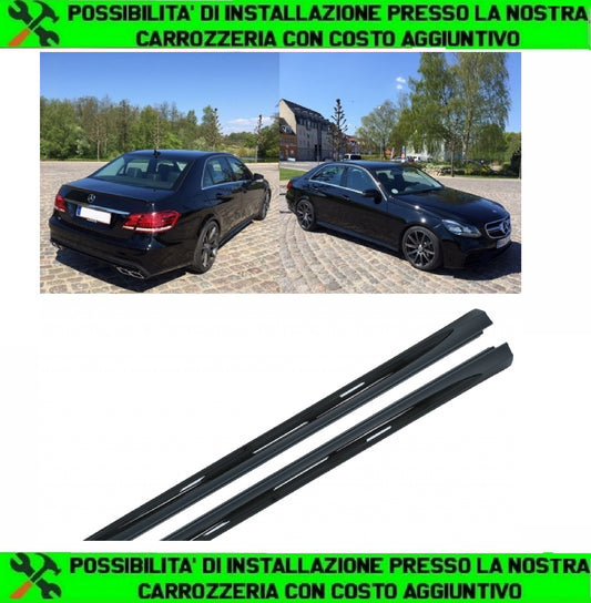 Minigonne adatte per MERCEDES Classe E W212 S212 (2009-2016) Facelift E63 Design
