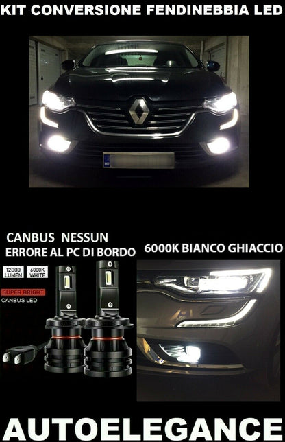 RENAULT TALISMAN LED FOG LIGHT KIT 10.000LM CAMBUS 0032
