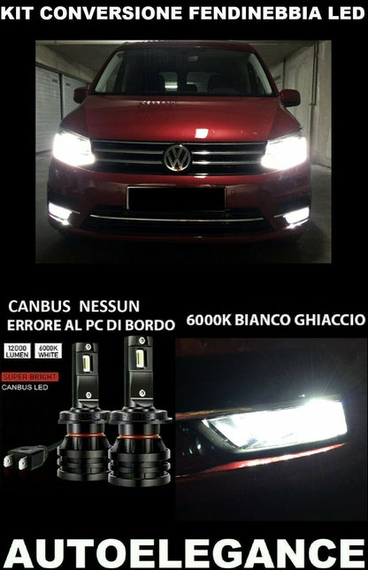 VW CADDY 2K LED FOG LIGHTS 10.000LM CAMBUS 0032