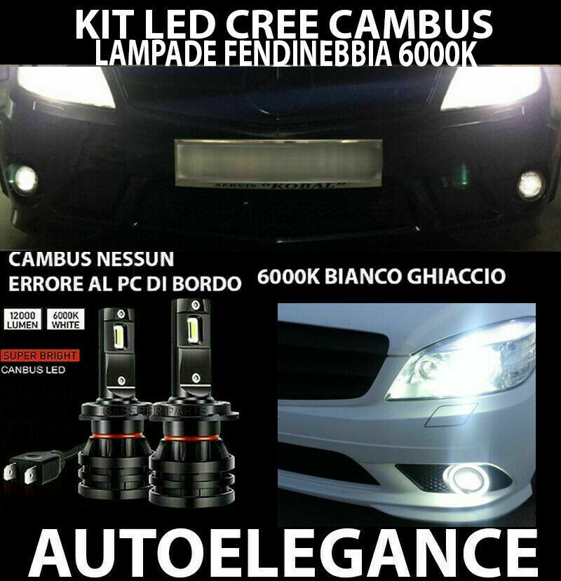 MERCEDES C-CLASS W204 FOG LIGHTS H11 LED 10.000LM 0032