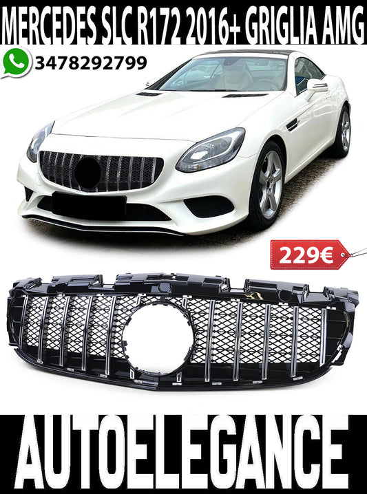 MERCEDES R172 SLC 2016-2019 AMG HONEYCOMB LOOK FRONT GRILLE