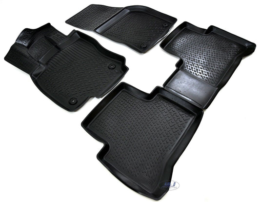 Details about 3D TAILORED RUBBER CAR MATS for VW TOURAN 3 from 2015