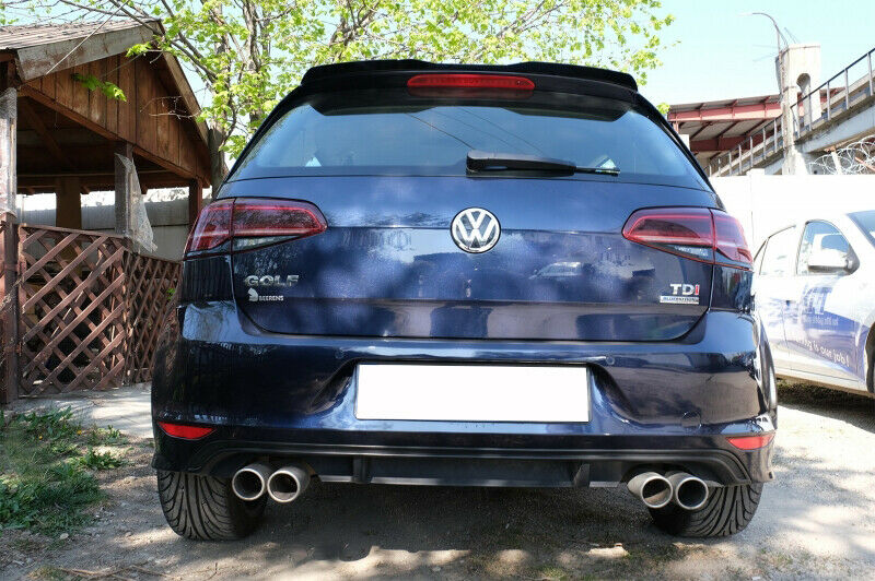 VW GOLF 7 VII 2012-2020 SPOILER TETTO POSTERIORE AGGIUNTIVO GTI LOOK ABS NERO