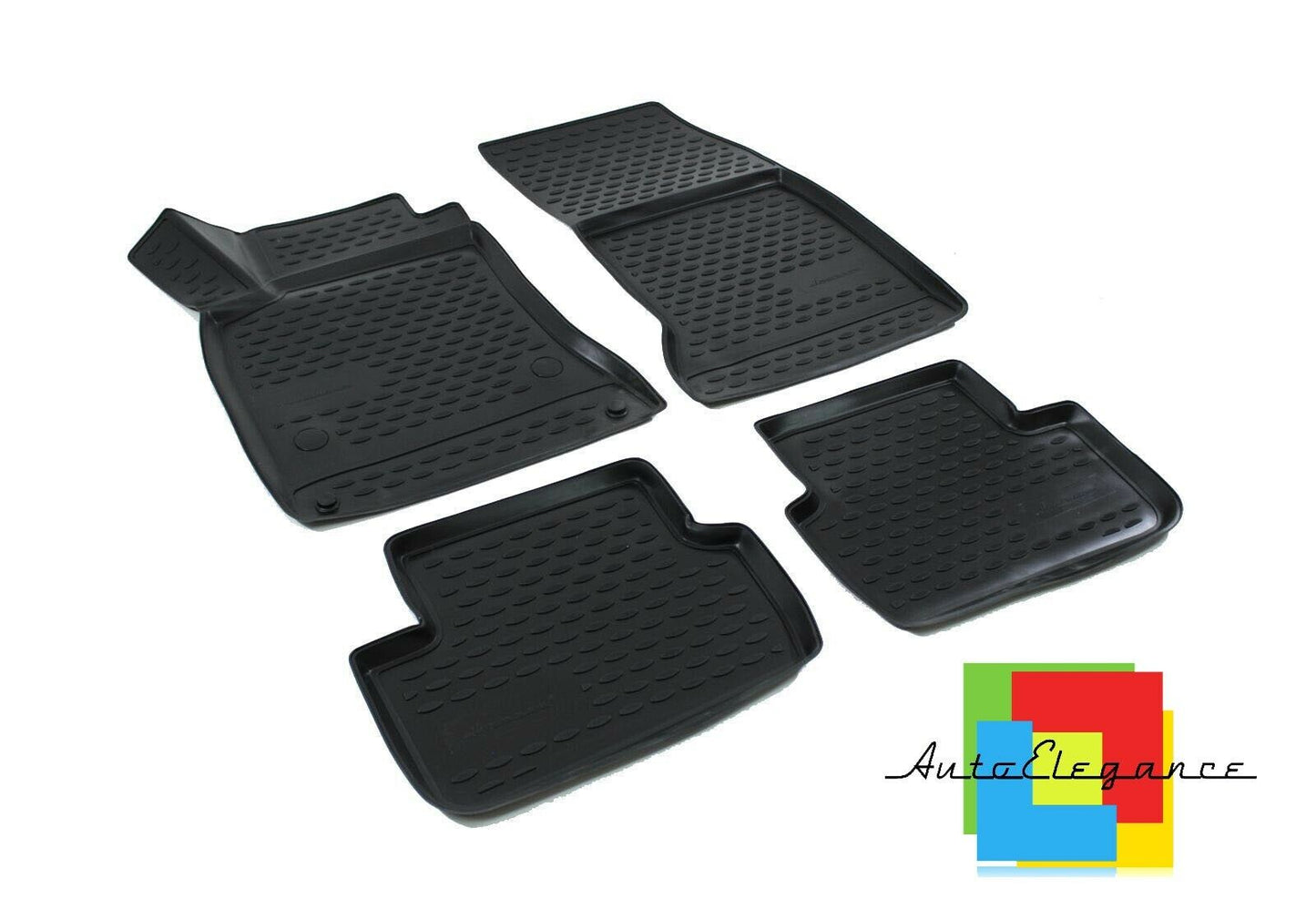 CUSTOM RUBBER CAR INTERIOR MATS SET FOR MERCEDES GLA X156 2013+ -AT-
