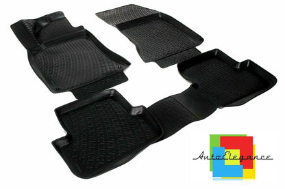 SET TAPPETINI INTERNI AUTO IN GOMMA SU MISURA MERCEDES CLASSE A W176 12-18 -AT-