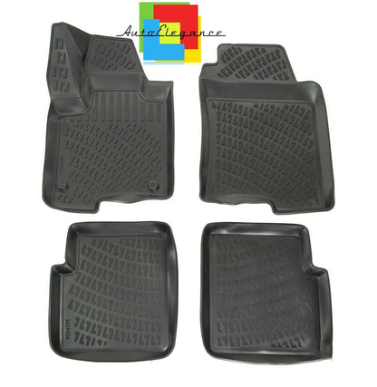 SET OF CUSTOM RUBBER CAR INTERIOR MATS FOR FIAT PANDA III 2012+ -AT-
