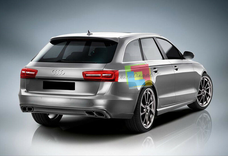 AUDI A6 C7 4G AVANT SPOILER POSTERIORE ALETTONE SUL TETTO ALETTONE LOOK S6 0032 AUTOELEGANCERICAMBI