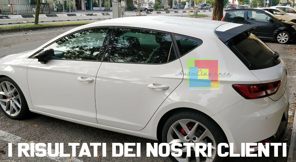 SEAT LEON 5F 2017-2020 LIFT SPORT REAR ROOF SPOILER IN SPORT ABS