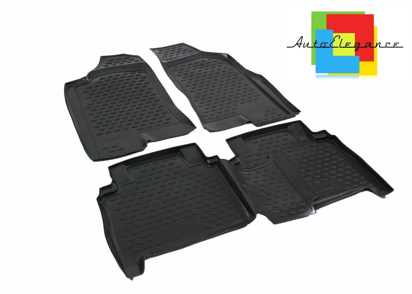 CUSTOM RUBBER CAR INTERIOR MATS SET FOR HUMMER H3 2005-2010 -AT-